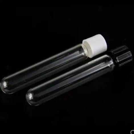 Mini Clear Glass Tube Child Resistant Lab Vial