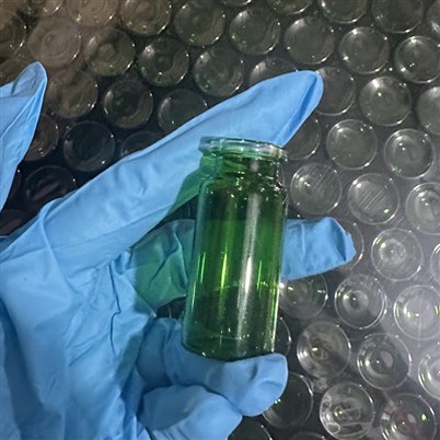 Lọ thủy tinh đóng gói 10ml màu xanh lá cây