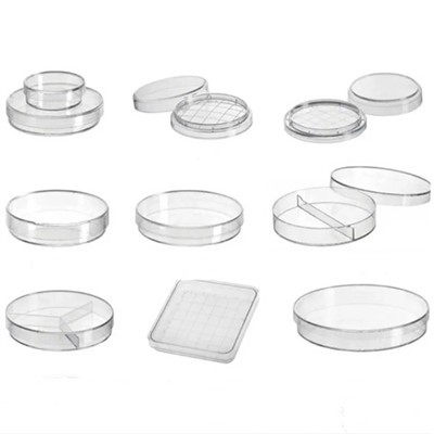 Đĩa nhựa Petri phòng thí nghiệm 90mm 2 tấm chia ngăn
