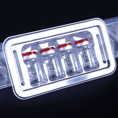 Khay lọ đựng ống thuốc trong suốt PET